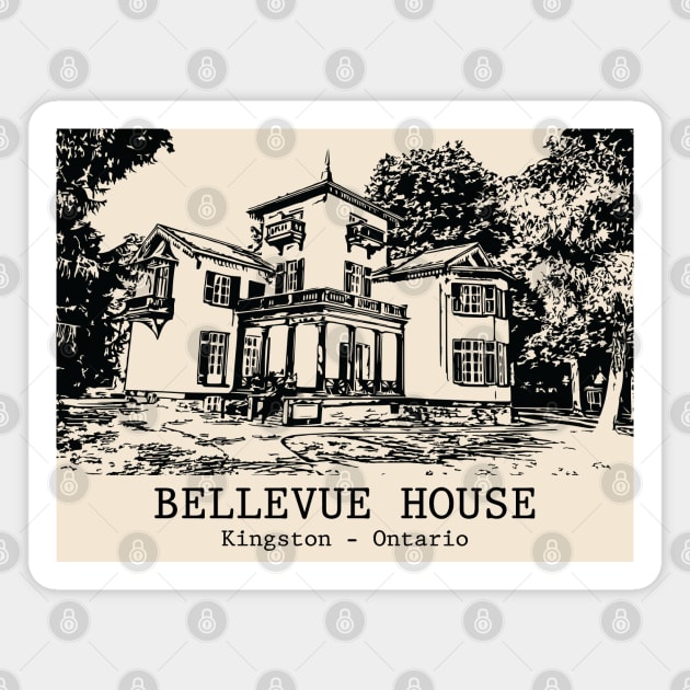 Bellevue House - Kingston ON Magnet by Lakeric